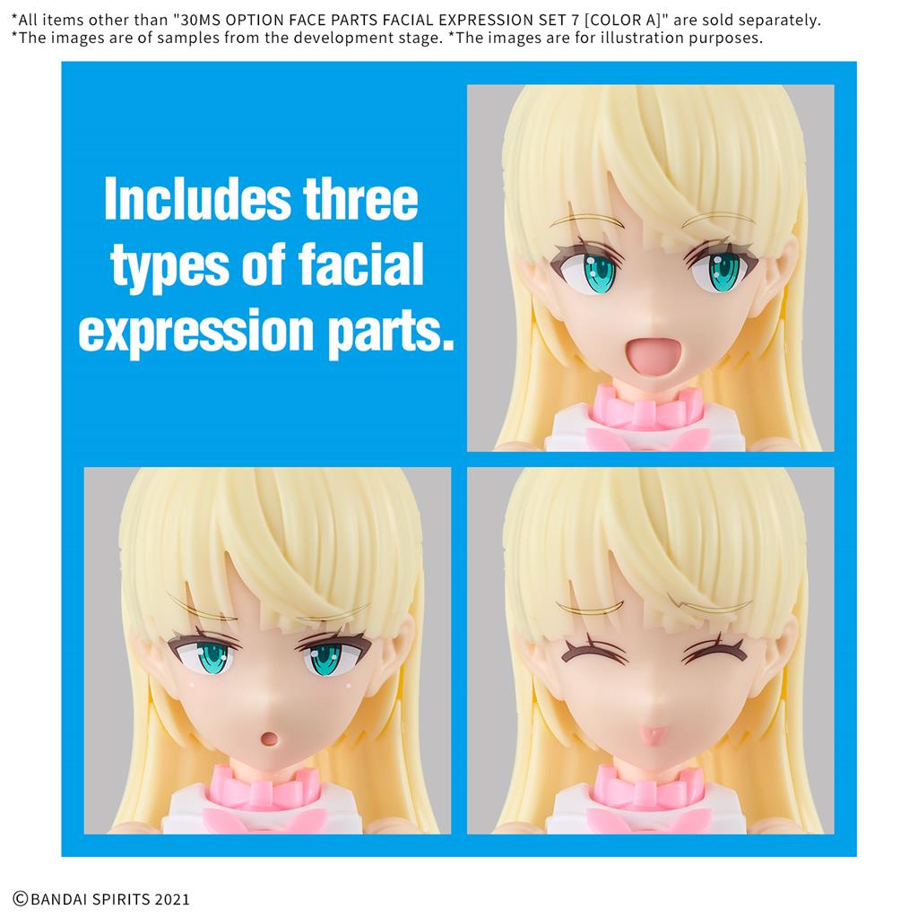 30MS OPTION FACE PARTS FACIAL EXPRESSION SET 7 [COLOR A]