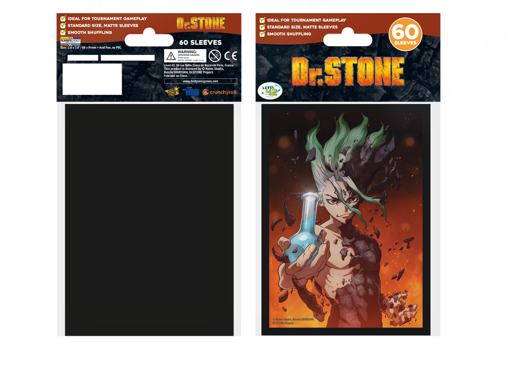 Dr Stone Standard Sleeves - Senku (60 Sleeves)