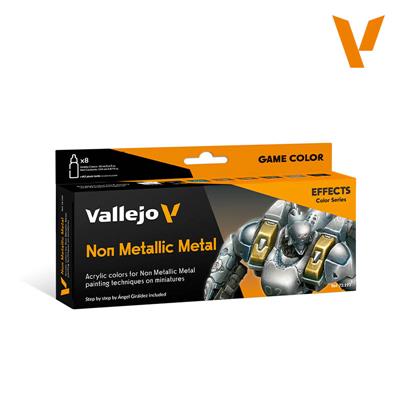 Vallejo - Game Color  / 8 colors set - Non Metallic Metal 18 ml