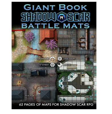 The Giant Book of Shadow Scar Battle Mats - EN