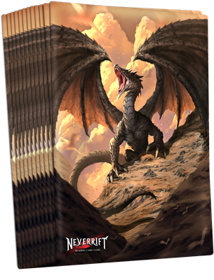 Neverrift TCG Card Sleeves: Deathclaw Dragon