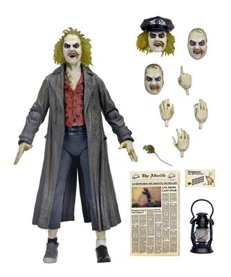 Beetlejuice (1988) - 7" Scale Action Figure - Ultimate Beetlejuice: Tour Guide “The Bio-Exorcist”