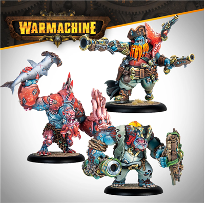 Warmachine: Southern Kriels Brineblood Marauders Battlegroup Box - EN