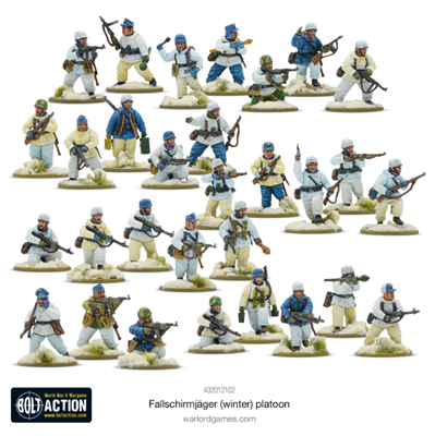 Bolt Action - Fallschirmjäger Platoon (Winter) - EN