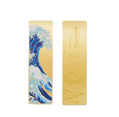 Metal bookmark - The Great Wave of Kanagawa