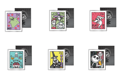 Funko POP! Blind Box Enamel Pins: Disney: Nightmare Before Christmas: Stamps
