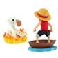 ONE PIECE WORLD COLLECTABLE FIGURE LOG STORIES-MONKEY.D.LUFFY & GOING MERRY-