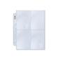 UP - Platinum 4-Pocket Pages (for 2" Mini Albums) Display (100 Pages)