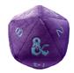 UP - Phandelver Campaign Jumbo D20 Plush "Royal Purple and Sky Blue" for Dungeons & Dragons